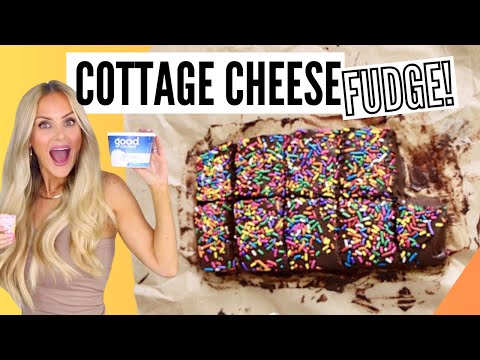 5-Ingredient Cottage Cheese Chocolate Fudge // Lindsay Ann