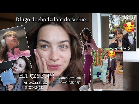 OPOWIADAM O WYJEŹDZIE NA WESELE/NOWE LEGGINY/TRENING - vlog