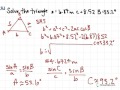 Law of Sines and Cosines Concepts