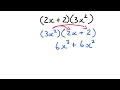 Multiplying Monomials and Binomials in Polynomials