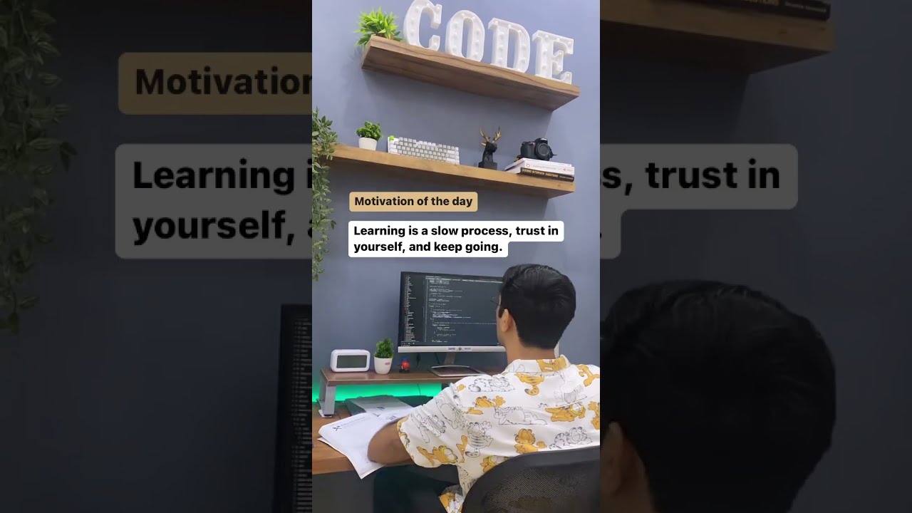 Motivation of the day 👊🔥 #codingmotivation #motivationalvideo #ytshorts #ytshortsindia