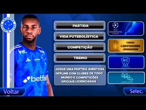 SAIU! Jogo de Futebol Offline para Android: Modo Carreira, Times Brasileiros, Faces Reais e Narração