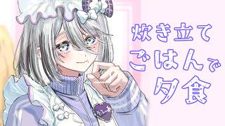 【 ごはんたべる雑談 】炊き立てごはんで食べる会🍚【ソフィア・ヴァレンタイン / にじさんじ】