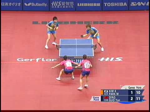 Korean chop-chop (fantastic doubles rallies)