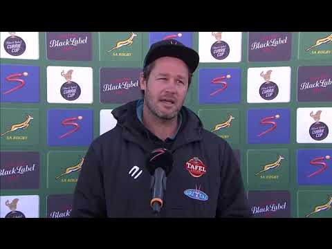 Currie Cup | Round 14 | Tafel Lager Griquas v New Nation Pumas | Interview with Scott Mathie