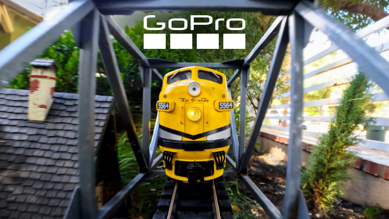 Model Train Backyard POV