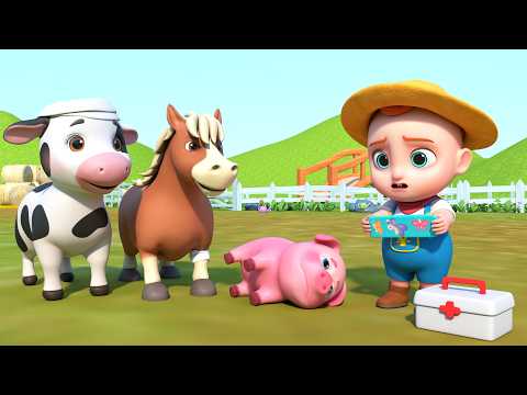 Boo Boo Song (Farm Animals Version) | Farm Animal Song | Kid Songs & Nursery Rhymes