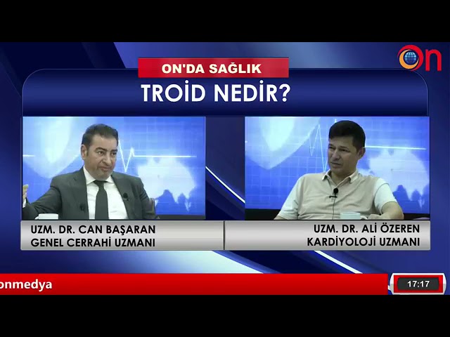 Genel Cerrahi Uzmanı Uzm. Dr. Can Başaran, On TV'de Uzm. Dr. Ali Özeren'in konuğu oluyor...
.
"Sayfa içeriği sadece bilgilendirme amaçlıdır tanı ve tedavi için mutlaka doktorunuza başvurunuz " 
https://www.bursakardiyoloji.com.tr
Kardiyoloji Yrd.Doç.Dr. Ali Özeren
Randevu Bilgi ☎️ :  05327885766
Aklınıza takılan soruları yorum kısmına yazarak yada Dm yoluyla benimle iletişime geçebilirsiniz. .