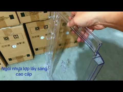 Ngói nhựa lợp lấy sáng phẳng