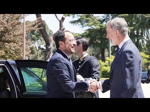 Συναντήσεις Χριστοδουλίδη στη Μαδρίτη με τον βασιλιά Φίλιππο και τον πρωθυπουργό Πέδρο Σάντσεθ