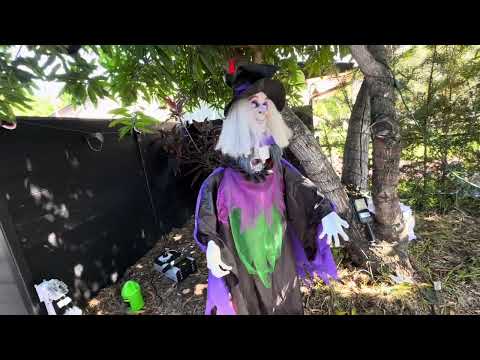 Маями🌴 🎃 Майами готовится к Хэллоуину! Прогулка по страшным декорациям + магазин в Sunny Isles