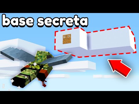 Encuentro una BASE SECRETA en el CIELO en mi SERVIDOR de MINECRAFT