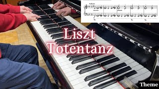 I play Liszt Totentanz with commentary