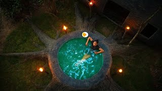 Building The Most Amazing Bamboo Villa With Artistic Swimming Pool