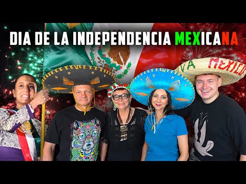 FAMILIA RUSA CELEBRANDO EL DÍA de INDEPENDENCIA de MÉXICO 2025 | PRIMER GRITO DE CLAUDIA SHEINBAUM
