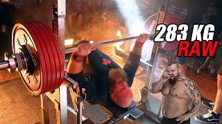 Er drückt 283kg und bricht den Rekord von Eddie Hall