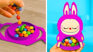 SUPER METODE DE A FURIȘA MÂNCARE || Creații cool & adorabile! DIY-uri & ascunzători – 123 GO! SCHOOL