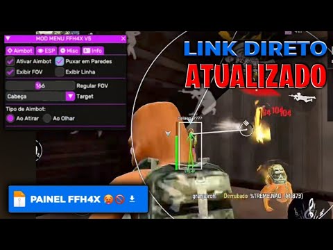 ATUALIZADO !😱FFH4X MOD MENU INJECTOR PARA A NOVA ATUALIZAÇÃO NO FREE FIRE ANTI BAN GRÁTIS 😱!!