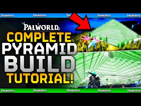 How To Build Amazing PYRAMID Base // Build Tutorial - Palworld Feybreak Full Base Building Guide