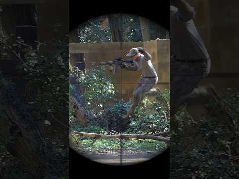 Airsoft Satisfying shots. #airsoft #ghillie #technology