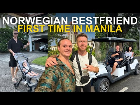 Norwegian Best Friends First Taste of Life in Manila Philippines