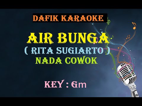 Air Bunga (Karaoke) Rita Sugiarto nada cowok Gm