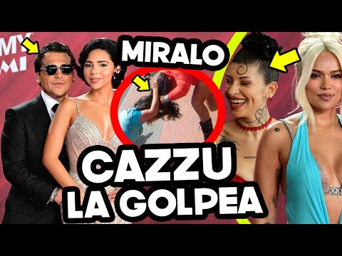 LA FEA REACCION de ''ANGELA AGUILAR'' al VER a ''CAZZU''...!! 🤬 KAROL G la DEFIENDE...!! 😱