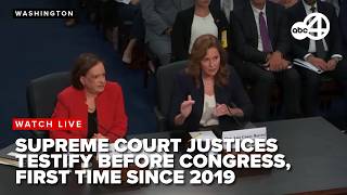 LIVE: Justices Kagan & Barrett testify before Congress, first time justices have done so since 2019