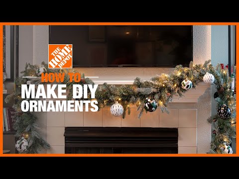 DIY Modern Christmas Ornaments 