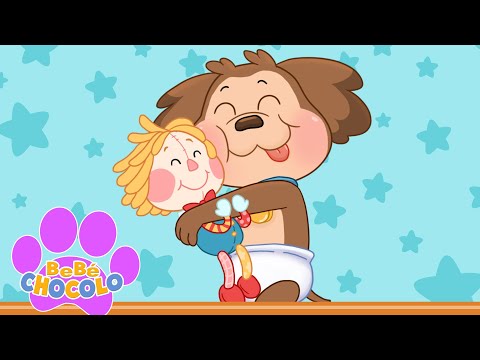 BEBÉ CHOCOLO🐶  PIN PON ES UN MUÑECO | CANCIONES INFANTILES | MÚSICA PARA JUGAR ♫