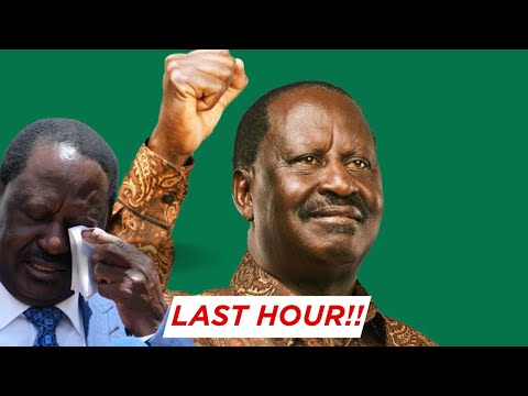 BREAKING NEWS!!Raila almost congratulated Djibouti candidate after smelling defeat fro SADC withdraw