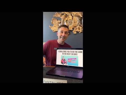 Monetize Before You Make It 30 Day Challenge