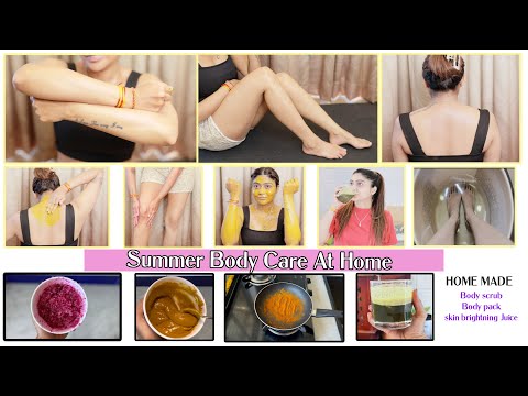 SUMMER BODY CARE | Acne pimples, Body tan, Dark spots, Pigmentation