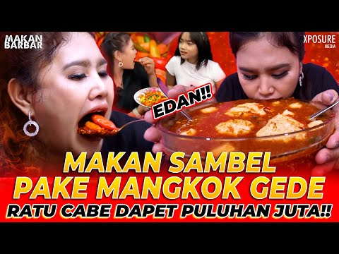THOFU DITANTANG! GILA GILA! MAKAN SAMBEL SEMANGKOK GEDE NO EDIT!!
