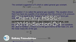 Chemistry HSSC-I (2019)-Section-D-1