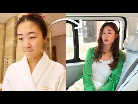 EXTREME glow up IN KOREA bc im bored lol | HUGE SHOPPING HAUL, INTENSE facial, skin care, nails