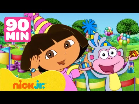 Dora la Exploradora | ¡Maratón de Fiesta Party con Dora y Botas! | Nick Jr. en Español