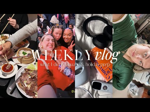 weekly vlog...first couple weeks of jan, getting ready for barbados & wholesome girlie time