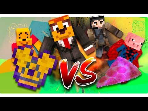 DUELO LEGENDARIO ¿ILLUMINATI O PIZZA? - Sarinha Luh Gona y exo | Lucky Blocks