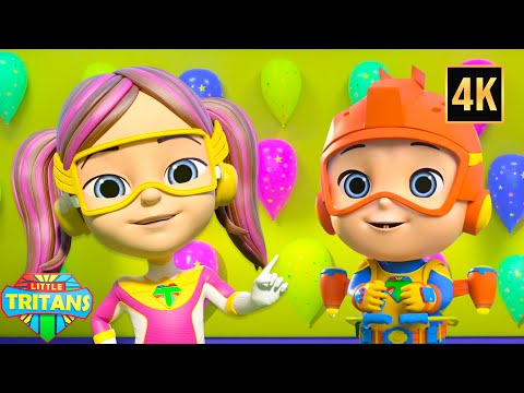 Balloon Color Song + More Nursery Rhymes & Cartoon Videos for Kids