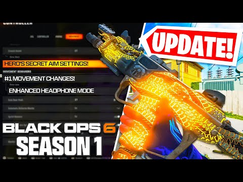 🚨 ALERT 🚨 CHANGE SETTINGS NOW in BO6 Season 1 Update 🎮 (BO6 Best Settings PS4/PS5/Xbox/PC Aim)