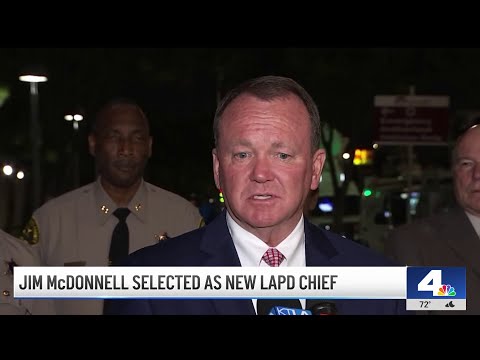 Who is the new LAPD chief Jim McDonnell