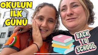 OKULUMUN İLK GÜNÜ VLOG !! TATİL BİTTİ 