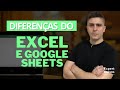 Comparação entre Excel e Google Sheets