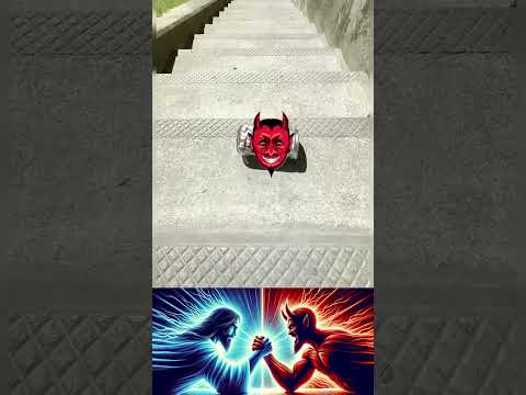 👼 Jesus VS 😈Satan. But only Jesus wins #jesus #god #funny #foryou #viral #duet #christ #yeshu