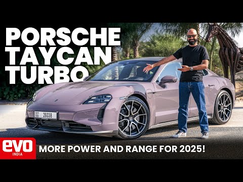 2025 Porsche Taycan has more changes on the inside than outside! | First Drive Review | @evoIndia