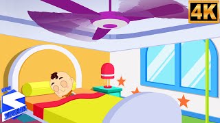 Uppar Pankha Chalta Hai, ऊपर पंखा चलता, Hindi Animated Rhymes and Funny Cartoon Poem For Kids