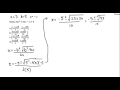 Quadratic Equations and Their Solutions