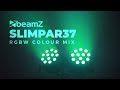 BeamZ SlimPar37 LED Par Can Light - 12x4W RGBW