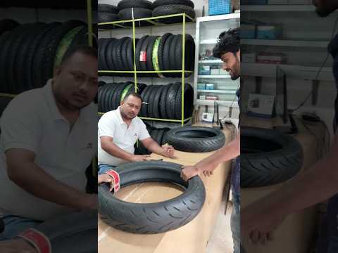 🥰KTM RC8 new tyre install🥰👍